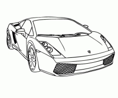 Coloriage Lamborghini