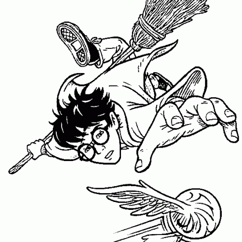 Coloriage Harry Potter