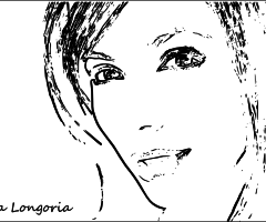 Coloriage Eva Longoria