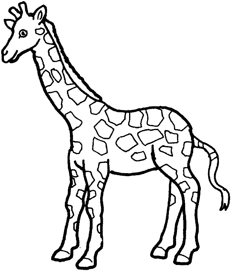 Dessin Girafe coloriage