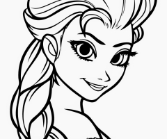 Coloriage Elsa princesse