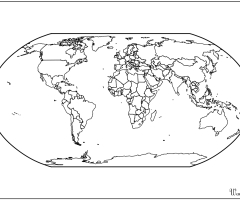 Carte monde Atlas