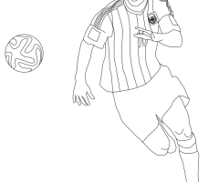 Coloriage Lionel Messi