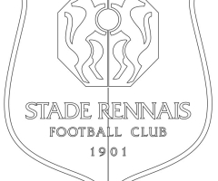 Coloriage football Stade Rennais
